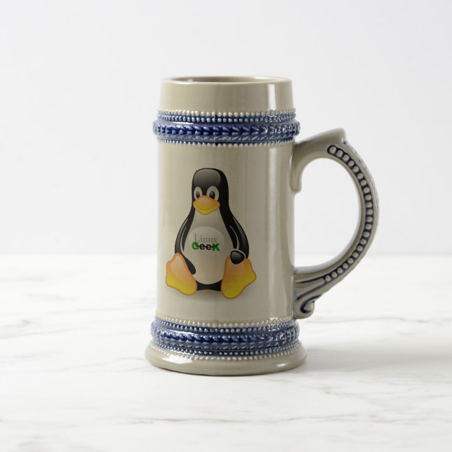 Linux-Aussenseiter Stein Bierglas (Rechts)