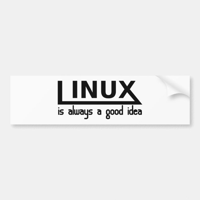 Linux Autoaufkleber (Vorne)