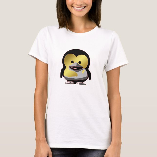 Linux-Baby-Tux d'Or T-Shirt (Vorderseite)