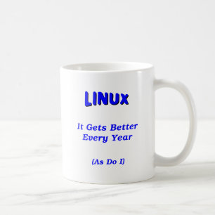 Linux, das sich verbessert tasse