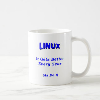 Linux, das sich verbessert tasse