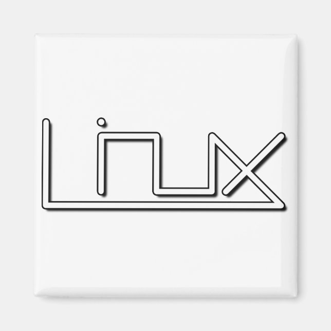 Linux (glatt) magnet (Vorne)