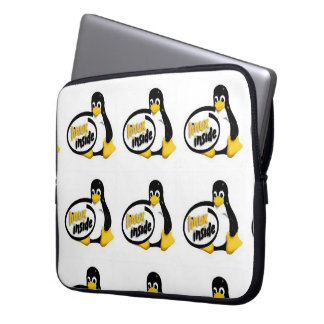 LINUX INNERHALB Tuxs das Linux-Pinguin-Logo Laptopschutzhülle