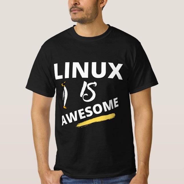 Linux ist phantastischer T - Shirt (Vorderseite)