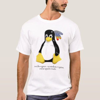 Linux ist wie ein Wigwam T-Shirt