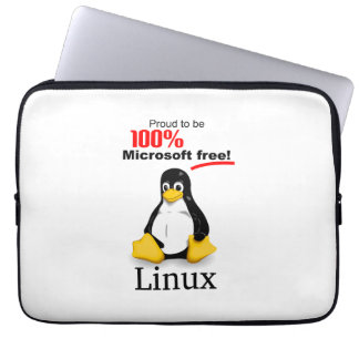 Linux Neopren Laptop Sleeve 15" - Microsoft Free