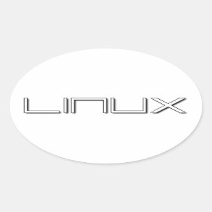 LINUX OVALER AUFKLEBER