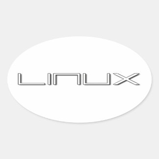 LINUX OVALER AUFKLEBER