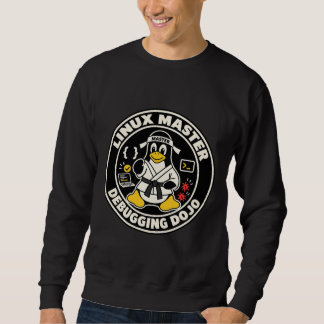Linux Pinguin Tux Fanart - Dojo Meister Sweatshirt