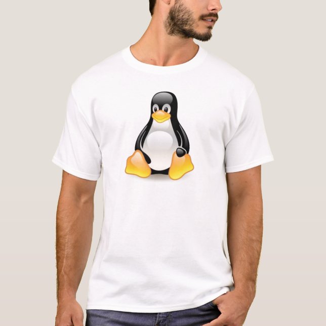 Linux-PinguinTux T-Shirt (Vorderseite)