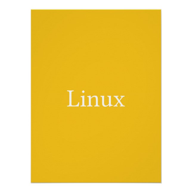 Linux Poster (Vorderseite)