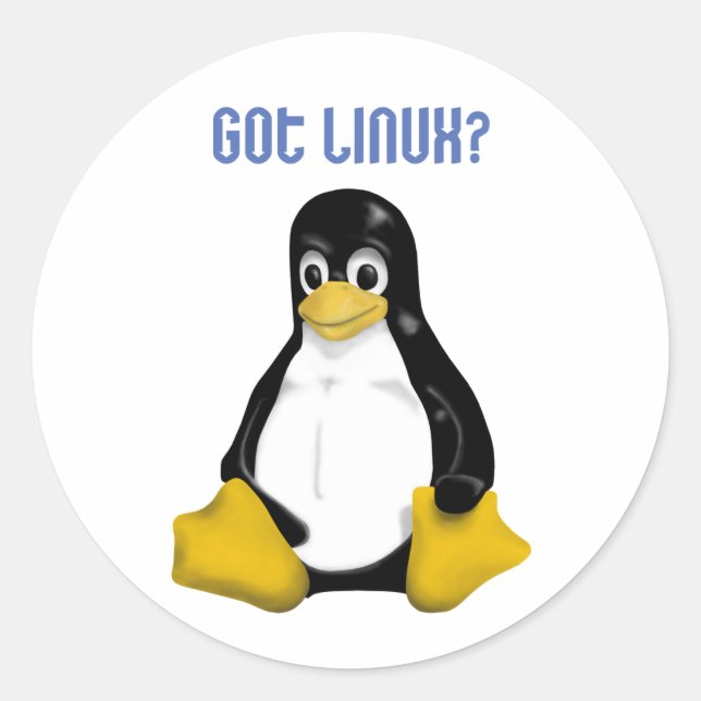 Linux Produkte & Designs! Runder Aufkleber (Vorderseite)