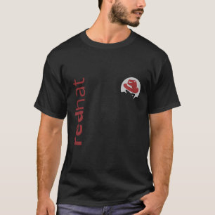 Linux Red Hat Fan T-Shirt Tux Penguin Open Source
