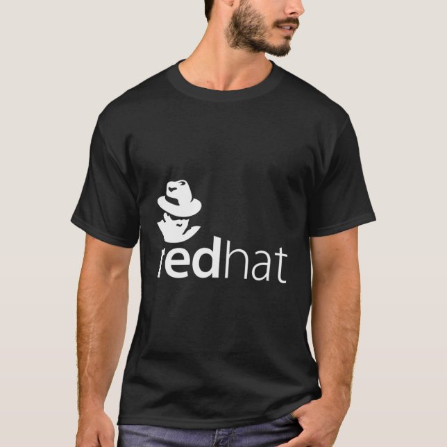 Linux Red Penguin Tux Open Source Os T-Shirt (Vorderseite)