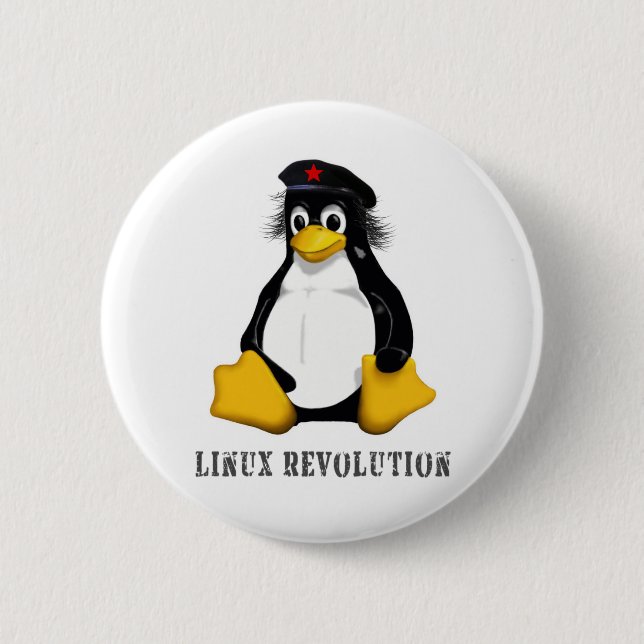 Linux-Revolution Button (Vorderseite)