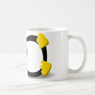 Linux Tux sleeping Kaffeetasse
