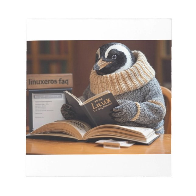 Linuxeros FAQ Notizblock (Vorderseite)