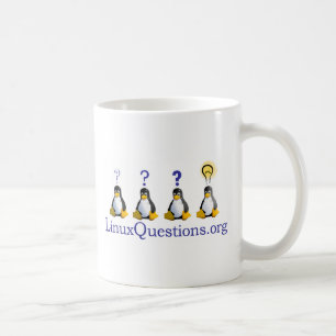 LinuxQuestions.org-Logo Kaffeetasse