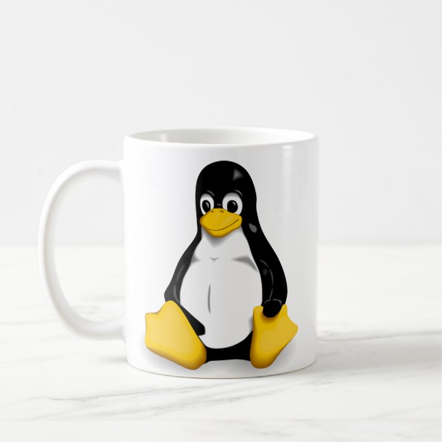 Linuxtux-Kaffee-/Tee-Tassen Tasse (Links)