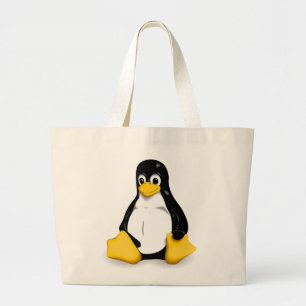 Linuxtux-Tragetaschen Jumbo Stoffbeutel