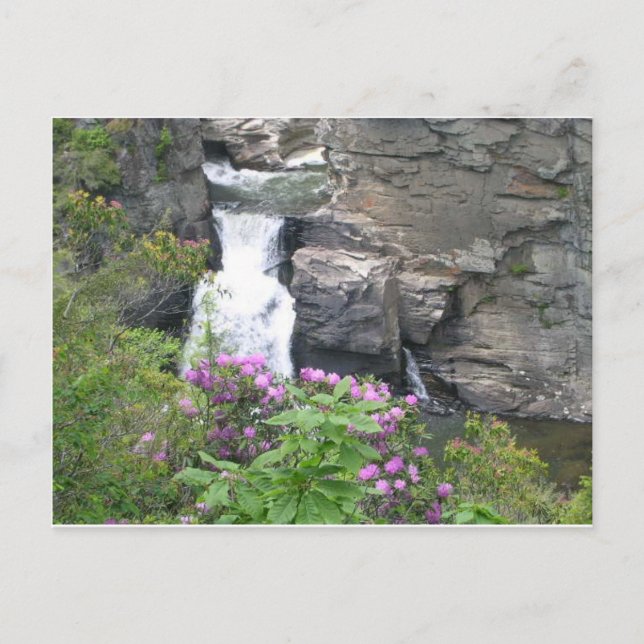 Linville Falls, North Carolina Postkarte (Vorderseite)