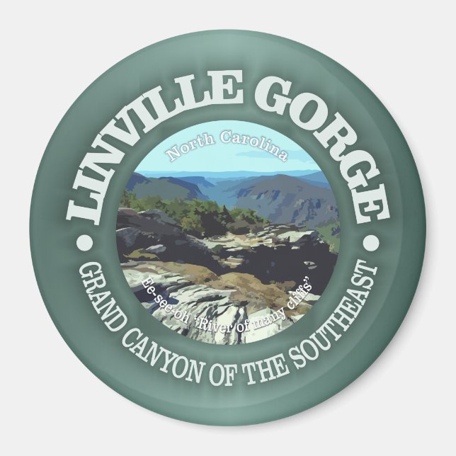 Linville Gorge Magnet (Vorne)