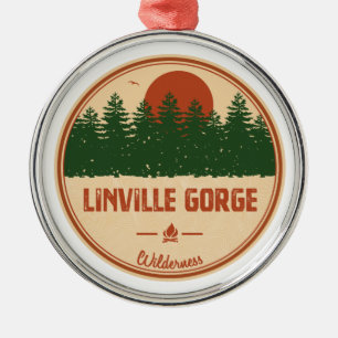 Linville Gorge Wilderness North Carolina Ornament Aus Metall