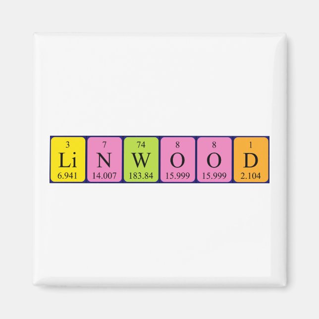 Linwood-Periodenmagnet Magnet (Vorne)