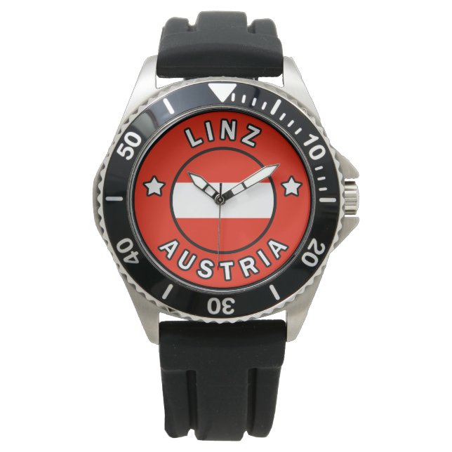 Linz Österreich Armbanduhr (Vorderseite)