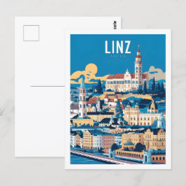 Linz Österreich Berühmter Reiseort Postkarte