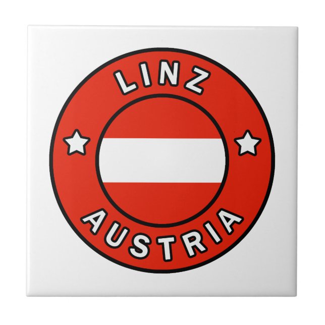 Linz Österreich Fliese (Vorderseite)