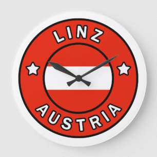 Linz Österreich Große Wanduhr