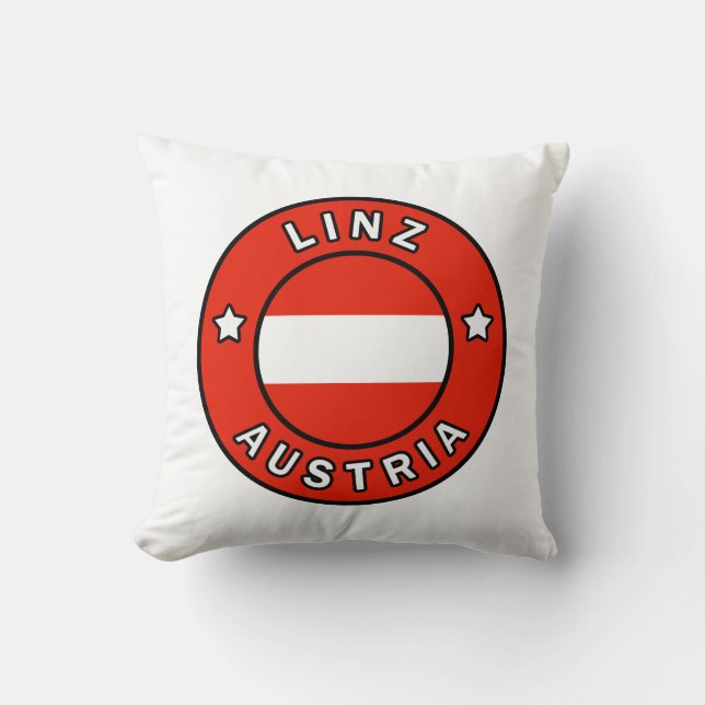 Linz Österreich Kissen (Vorderseite)