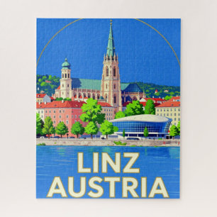 Linz Österreich Reise Stadt Sehenswürdigkeiten Puzzle