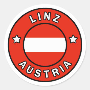 Linz Österreich Runder Aufkleber