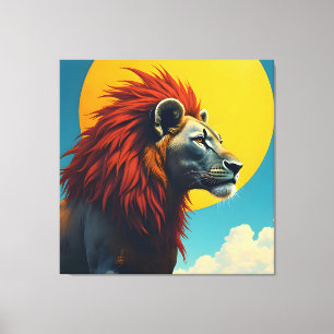 Lion1 Leinwanddruck
