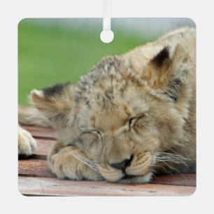 Lion 014 ornament aus metall