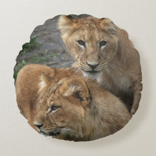 Lion 033 rundes kissen