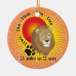 Lion 23 juillet au 22 août Ornament