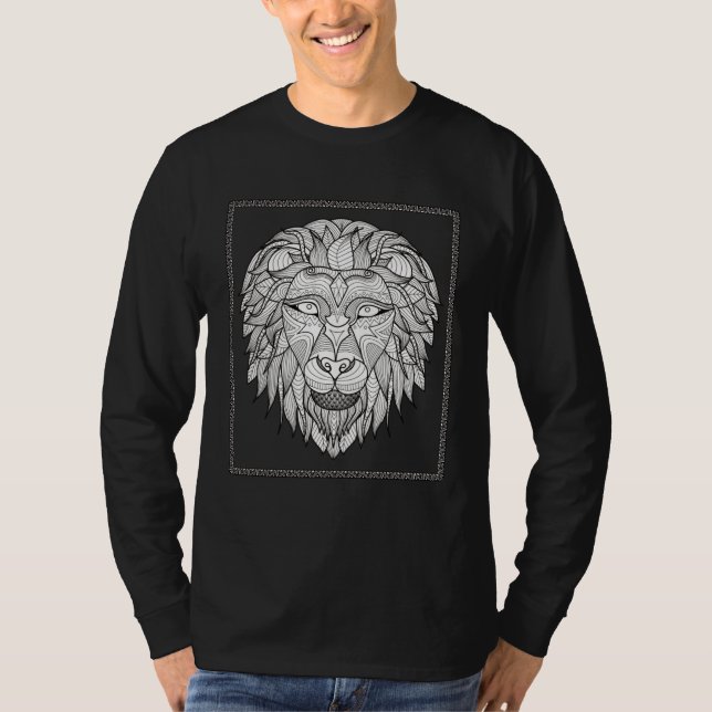 Lion 2  Color Your Own  Colorific Tees (Vorderseite)