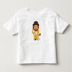Lion als Gentleman mit Hat Kleinkind T-shirt