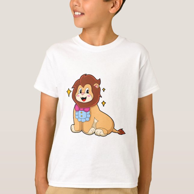 Lion als Gentleman mit Krawatte.PNG T-Shirt (Vorderseite)