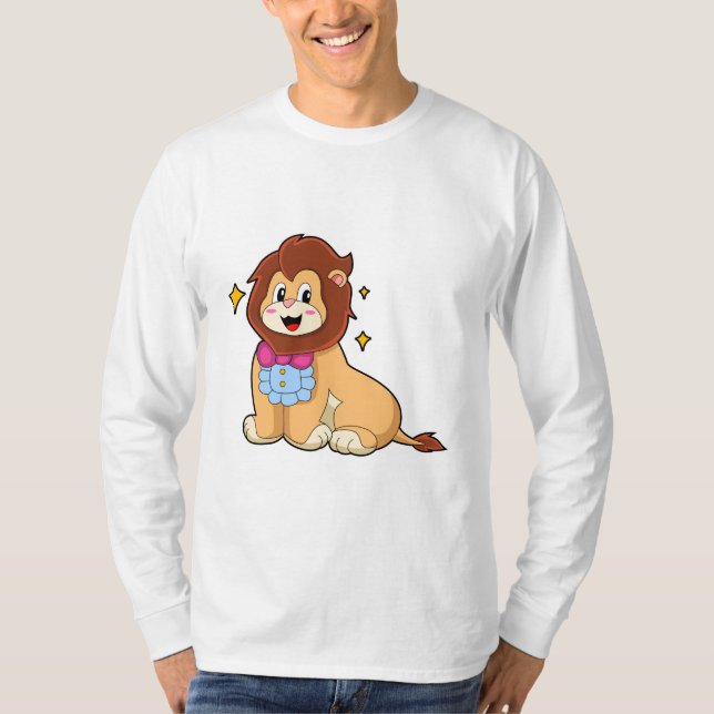 Lion als Gentleman mit Krawatte.PNG T-Shirt (Vorderseite)