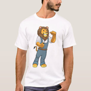 Lion als Handyman Schraubenzieher T-Shirt