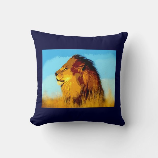Lion American MoJo Pillow Kissen (Vorderseite)