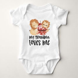 Lion and Cupcake - Meine Oma-Lieben Baby Strampler