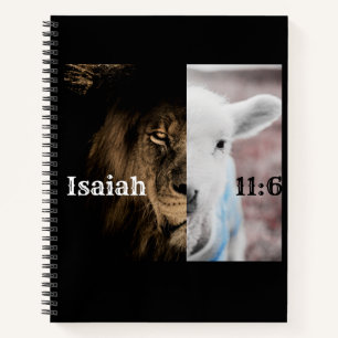 Lion and Lamb Bible Notizbuch