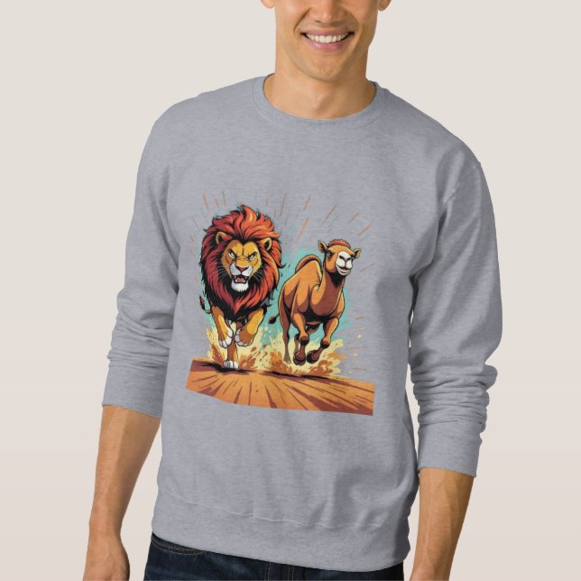 Lion and Llama Dash Sweatshirt (Vorderseite)