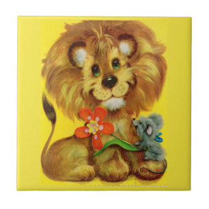 Lion and Mouse Fliese
