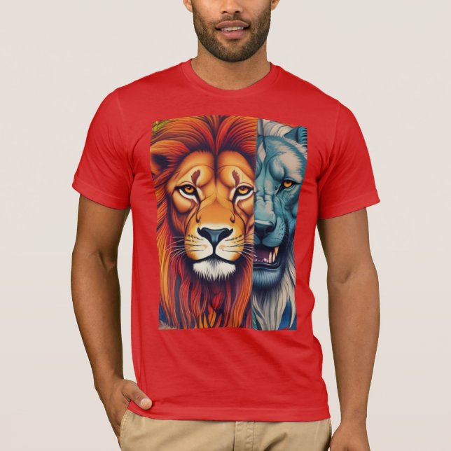 Lion Animal Kingdom Tshirt design (Vorderseite)
